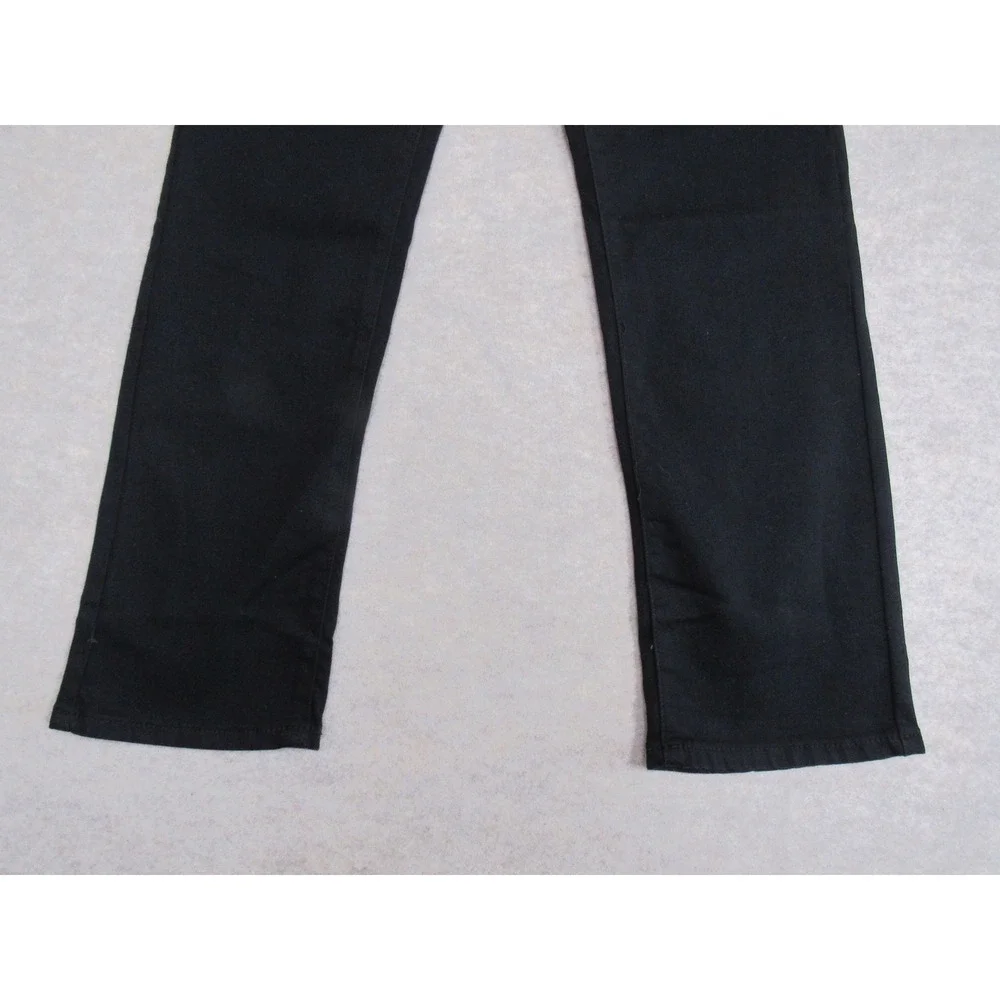 DG2 Diane Gilman Virtual Stretch‎ Straight Leg Jeans Black Womens Size 6 NWT